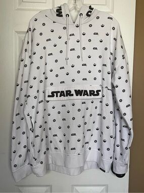 Our Universe Star Wars White AOP Hoodie Size XL